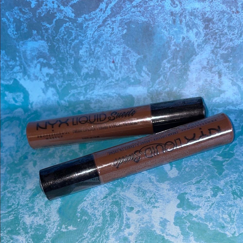 NYX Sealed Liquid Suede Lip DOWNTOWN BEAUTY x2